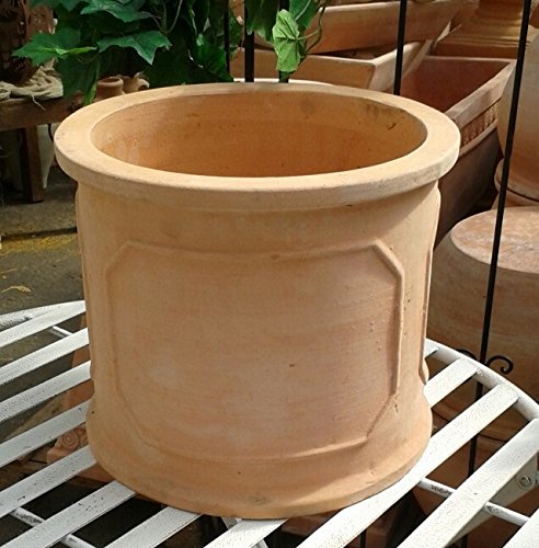 Blumentopf 22 cm Durchmessser, echt Terracotta Terrakotta Garten Deko Blumenkübel Pflanztopf von terracotta-toepfe-de