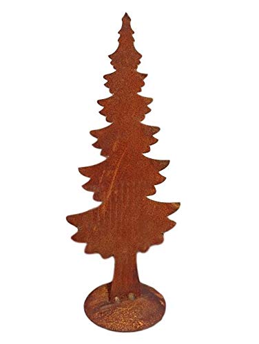 terracotta-toepfe-de Tannenbaum ca. 30 cm aus Metall Edelrost Rost Weihnachten Deko Weihnachtsbaum von terracotta-toepfe-de