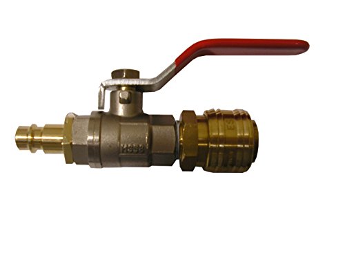 terrashop D962 Kugelhahn, 1/2" Messing, Druckluft 7.2, Dosierhahn mit Stecker + Kupplung, Kugelventil, VALVE, 80085031 terrashop D962 Kugelhahn, 1/2" Messing, Druckluft 7.2, Dosierhahn mit Stecker + Kupplung, Kugelventil, VALVE, 80085031 von terrashop