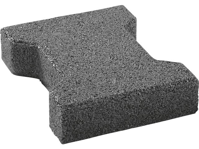 Fallschutz Pflasterstein 20 x 16 x 4,3 cm anthrazit von terrasoft