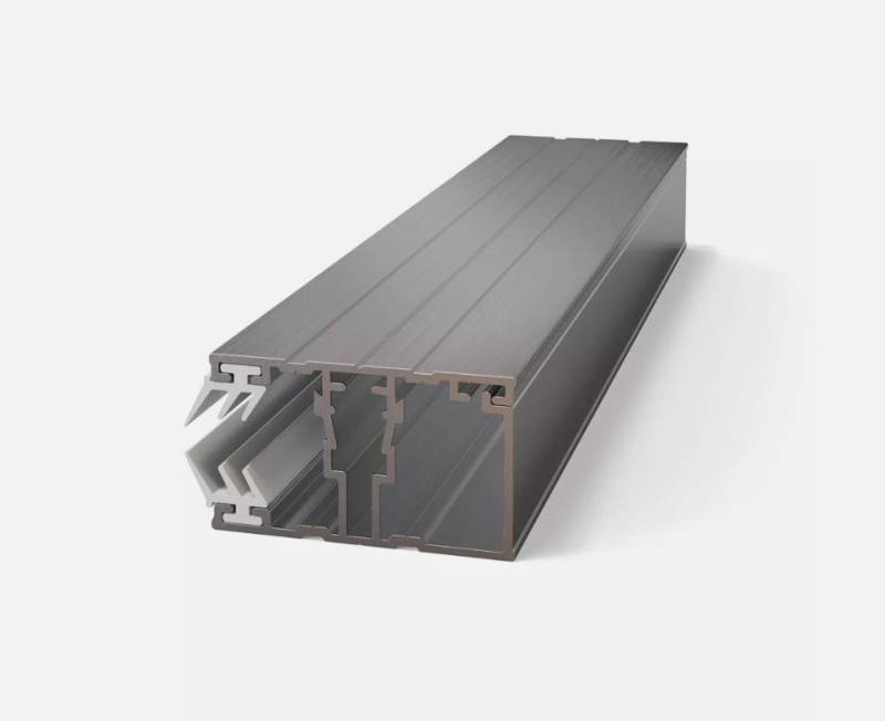 terrassana Abschlussprofil Randprofil Premium Alu-Alu 60mm breit – für 16mm Stegplatten (Komplett-Set, Alu - Alu inkl. Lippendichtung) von terrassana