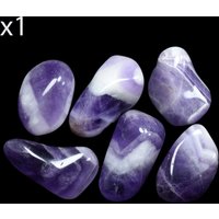 Chevron Amethyst - 16 18G Natural Tumbled von TerraMaraxRocks