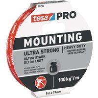 Montageband Mounting PRO Ultra Strong 66792 weiß L.5m B.19mm TESA von Tesa