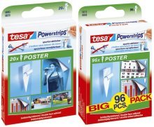 2 X tesa Powerstrips Poster Bigpack 96St 58213-00000-02 von tesa