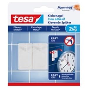 Powerstrips Tesa 77762, Klebenagel Fliese, 2kg, 2 Stück von tesa