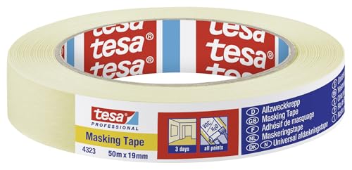Tesa 04323-00040 Kreppband hellbeige - 50 m x 19mm, 1 Stück Tesa 04323-00040 Kreppband hellbeige - 50 m x 19mm, 1 Stück von tesa