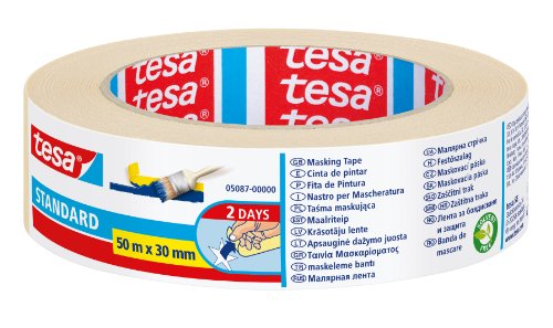 tesa 4042448238344 Standard, Durchsichtig, 50 m x 30 mm von tesa