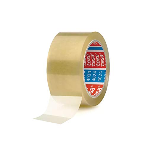 Tesa 4024 Bänder zum Verschließen von Kartons, PP Halter, Acryl-Emulsion, Wasserabweisend, 52 μm, 66 m x 50 mm, transparent, 36 Stück Tesa 4024 Bänder zum Verschließen von Kartons, PP Halter, Acryl-Emulsion, Wasserabweisend, 52 μm, 66 m x 50 mm, transparent, 36 Stück von tesa