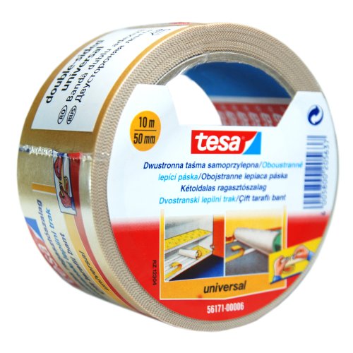 Tesa 56171-00006 Heimwerker doppelseitiges Klebeband 10 m x 50 mm Tesa 56171-00006 Heimwerker doppelseitiges Klebeband 10 m x 50 mm von tesa