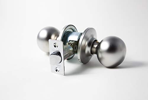 tesa Assa Abloy Kugelgriff Set für Türen matt chrom Funktion 01 Anti-Animiert 3901U0CM von Tesa Assa Abloy