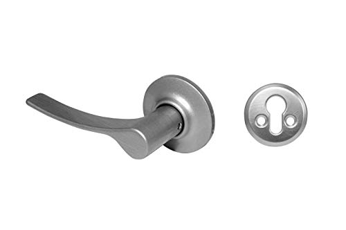 Tesa Barcelona - Griff 3534 links/oder Nickel satiniert von Tesa Assa Abloy