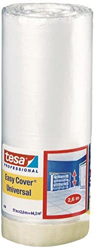 Tesa Easy Cover 4368 Premium Malerkrepp (mit Abdeckfolie 17 m:2600 mm) 04368-00007-03 von tesa