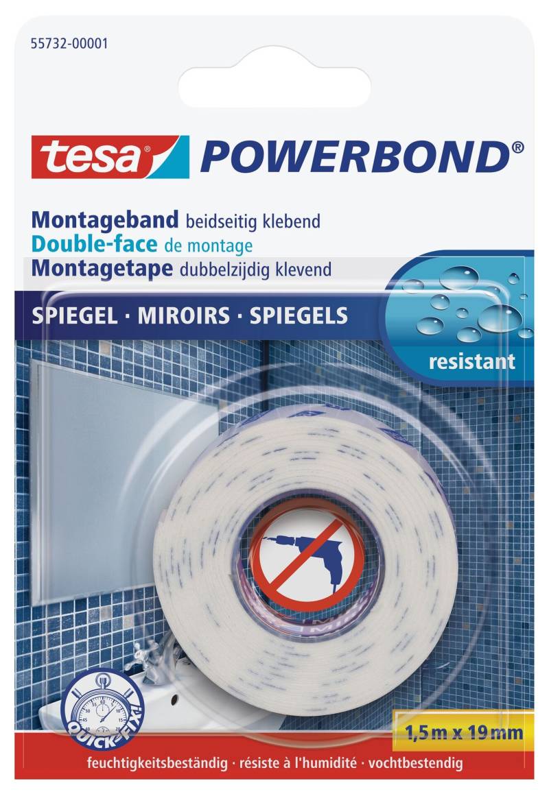 Tesa Montageband für Spiegel Tesa Montageband für Spiegel von tesa