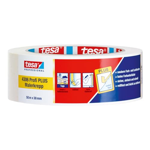 tesa® Profi PLUS Malerkrepp 4306 38 mm hellbeige von tesa