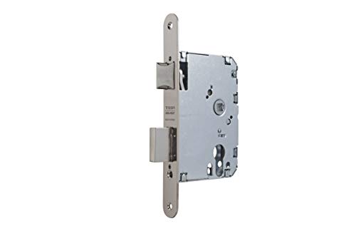 tesa 2010/P Schloss rund 2010P 1/2 ohne Zylinder: 60 mm Eisen Nickel von Tesa Assa Abloy