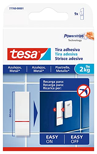 tesa 77760 – 00001 – 00 – Klebestreifen für Fliesen und Metall (2 kg) von tesa