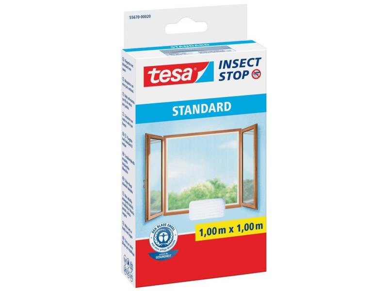 tesa Fliegengitter-Gewebe tesa Fliegengitter Insect Stop STANDARD für Fenster - 1 m x 1 m - weiß tesa Fliegengitter-Gewebe tesa Fliegengitter Insect Stop STANDARD für Fenster - 1 m x 1 m - weiß von tesa