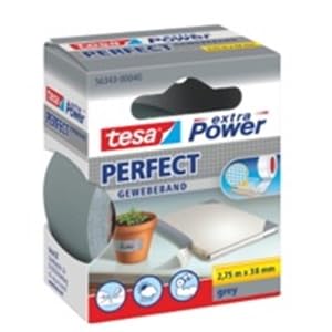 tesa Gewebeband extra Power 56343, 38mm x 2,75m, grau von tesa