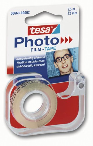 tesa Handabroller mit doppelseitigem Klebefilm für Photos von tesa