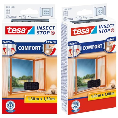 tesa Insect Stop COMFORT Fliegengitter für Fenster & Insect Stop COMFORT Fliegengitter für Fenster von tesa