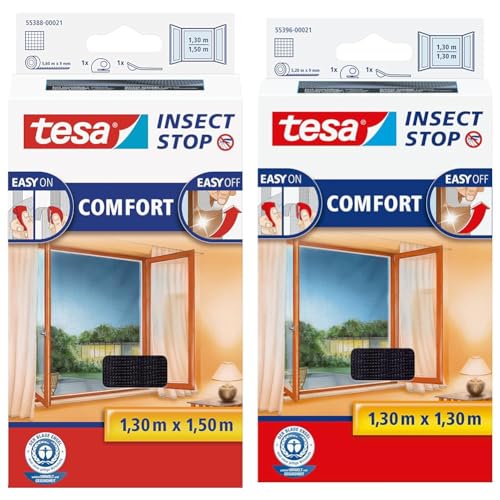 tesa Insect Stop COMFORT Fliegengitter für Fenster & Insect Stop COMFORT Fliegengitter für Fenster von tesa