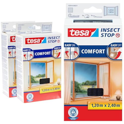 tesa Insect Stop COMFORT Fliegengitter für bodentiefe Fenster im 2er Pack & Insect Stop COMFORT Fliegengitter für bodentiefe Fenster tesa Insect Stop COMFORT Fliegengitter für bodentiefe Fenster im 2er Pack & Insect Stop COMFORT Fliegengitter für bodentiefe Fenster von tesa