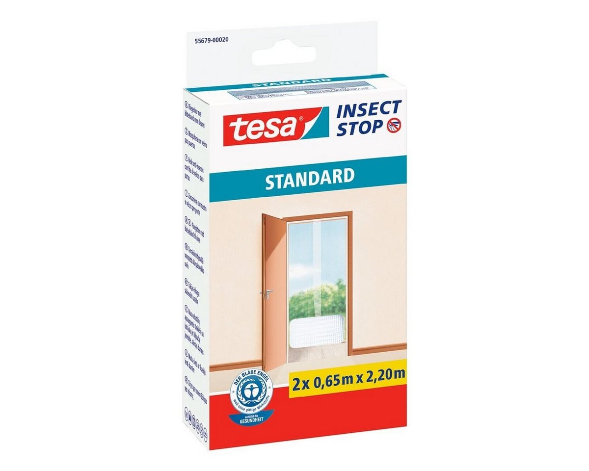 tesa Insektenschutz-Tür Standard 55679, 2x 65/220 cm von tesa