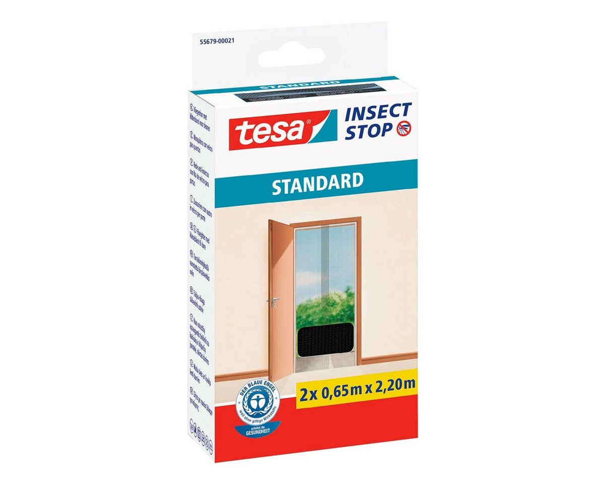 tesa Insektenschutz-Vorhang Standard 55679, 2x 65/220 cm von tesa