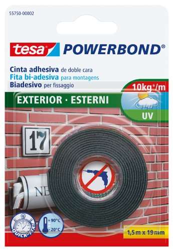 Tesa Powerbond Exterior 1, 5M x 19mm Blister von tesa