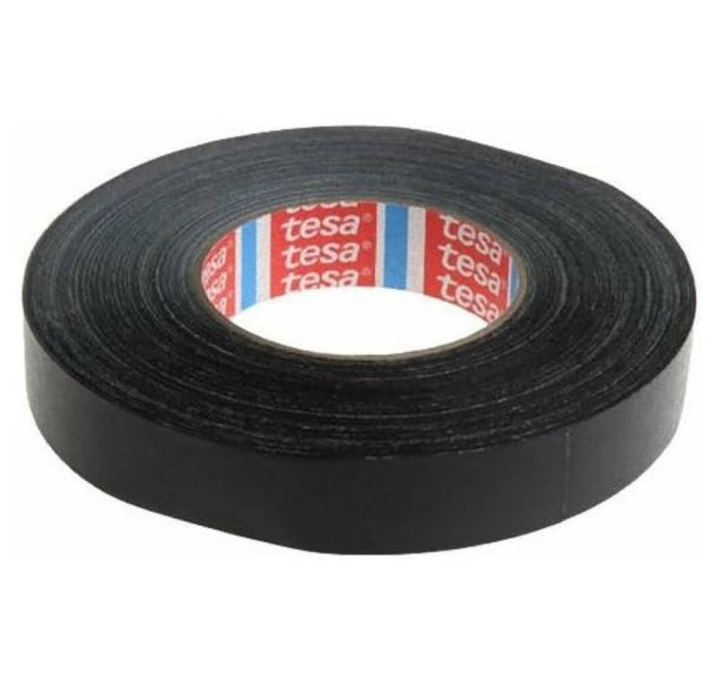tesa Klebeband extra Power® Perfect Gewebeband schwarz 25,0 mm x 50,0 m 1 Rolle von tesa