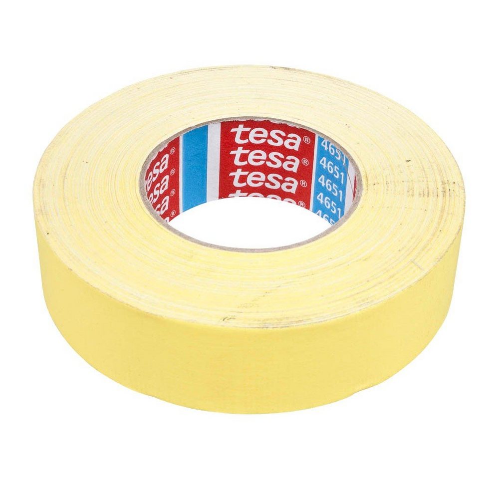 tesa Klebeband tesa Gewebeband tesaband® 4651 Premium gelb 38mm x 50m von tesa