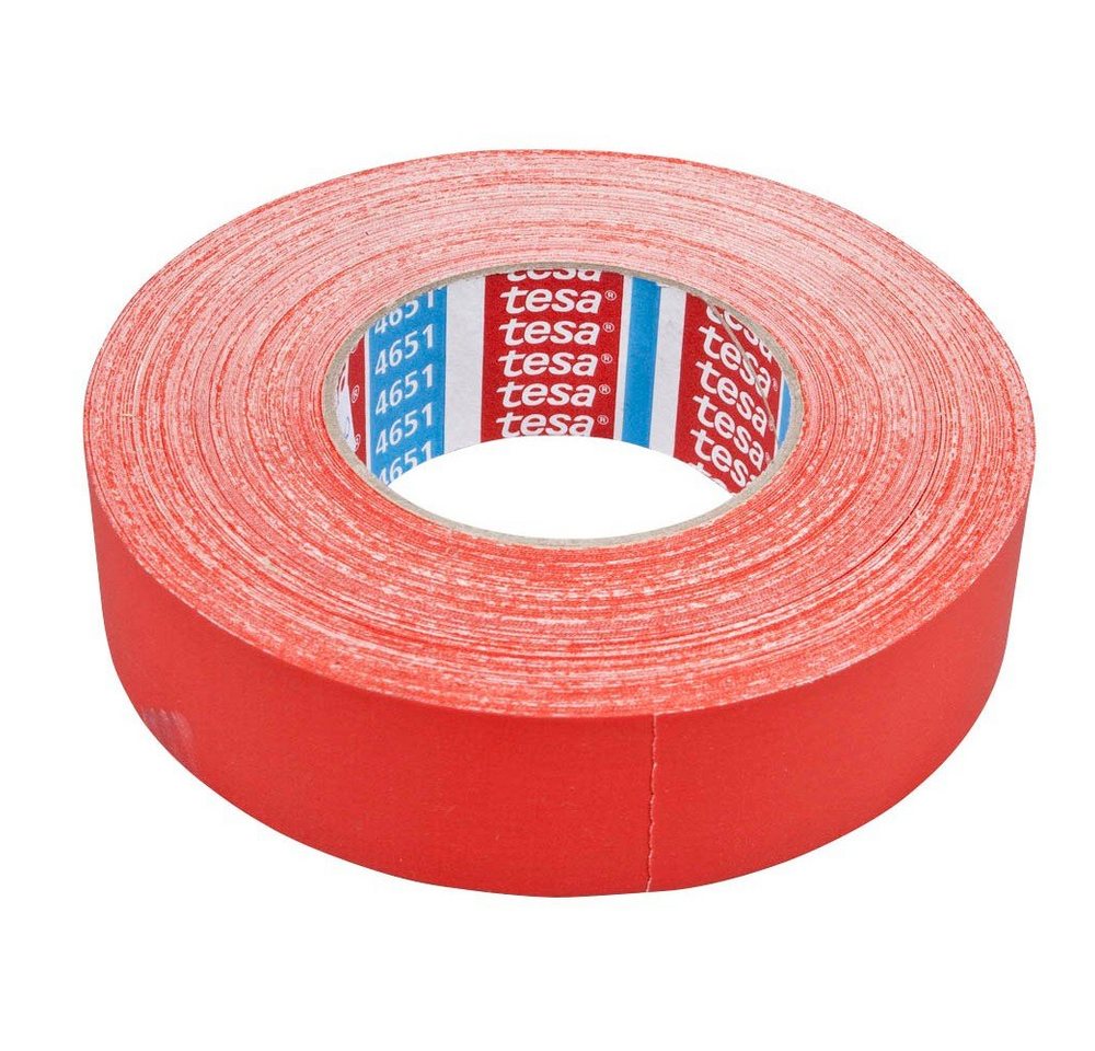 tesa Klebeband tesa Gewebeband tesaband® 4651 Premium rot 38mm x 50m von tesa