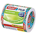 tesa Klebeband tesafilm Eco & Clear Transparent 15 mm (B) x 10 m (L) Polypropylene (PP) Recycled 100% 3 Rollen von tesa