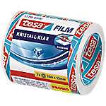 tesa Klebeband tesafilm Kristall-Klar Transparent 15 mm (B) x 10 m (L) Polypropylene (PP) 3 Stück von tesa