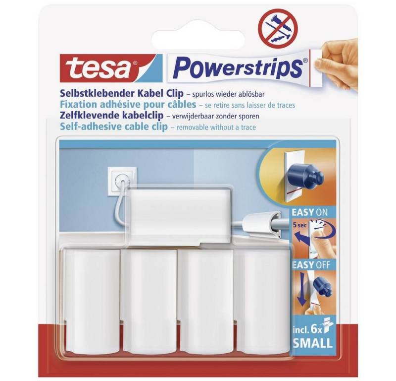 tesa Klebehaken Kabel-Clips von tesa