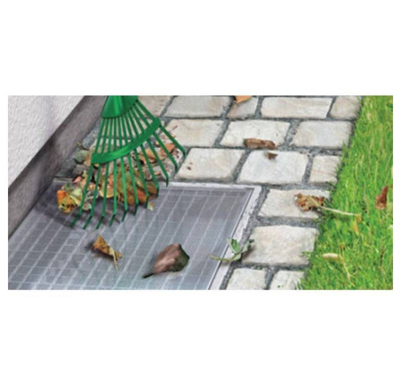 tesa Lichtschachtabdeckung Lichtschachtgitter Aluminium von tesa