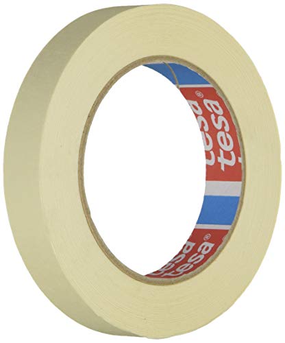 tesa Maler Krepp 4348 Standard Papierabdeckband, 19 mm x 50m von tesa