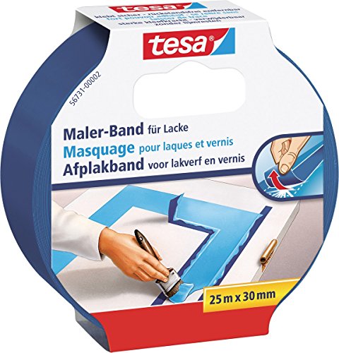 tesa Malerband für Lacke, 25m x 30mm von tesa