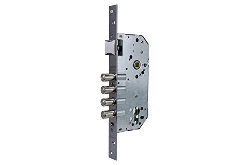 tesa R200B – Schloss mit Bolzen 60 ohne Zylinder: Edelstahl von Tesa Assa Abloy