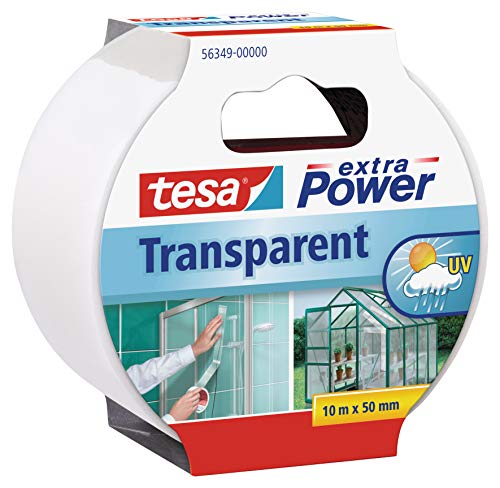 tesa Reparaturband extra Power, transparent, 10m x 50mm von tesa