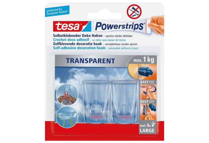 tesa Klebehaken Powerstrips® Deco-Haken XL von tesa