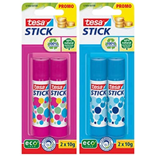 tesa Stick Promo – Klebestift für Papier und Karton – lösemittelfreier und umweltfreundlicher Kleber für Hobby, Schule und Büro, 2x 10g tesa Stick Promo – Klebestift für Papier und Karton – lösemittelfreier und umweltfreundlicher Kleber für Hobby, Schule und Büro, 2x 10g von tesa
