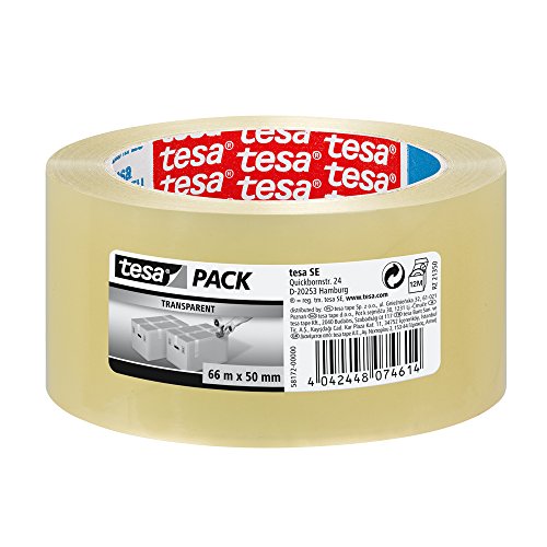 Tesapack® Standard PP Ruidoso 66M x 50mm Transparente von tesa