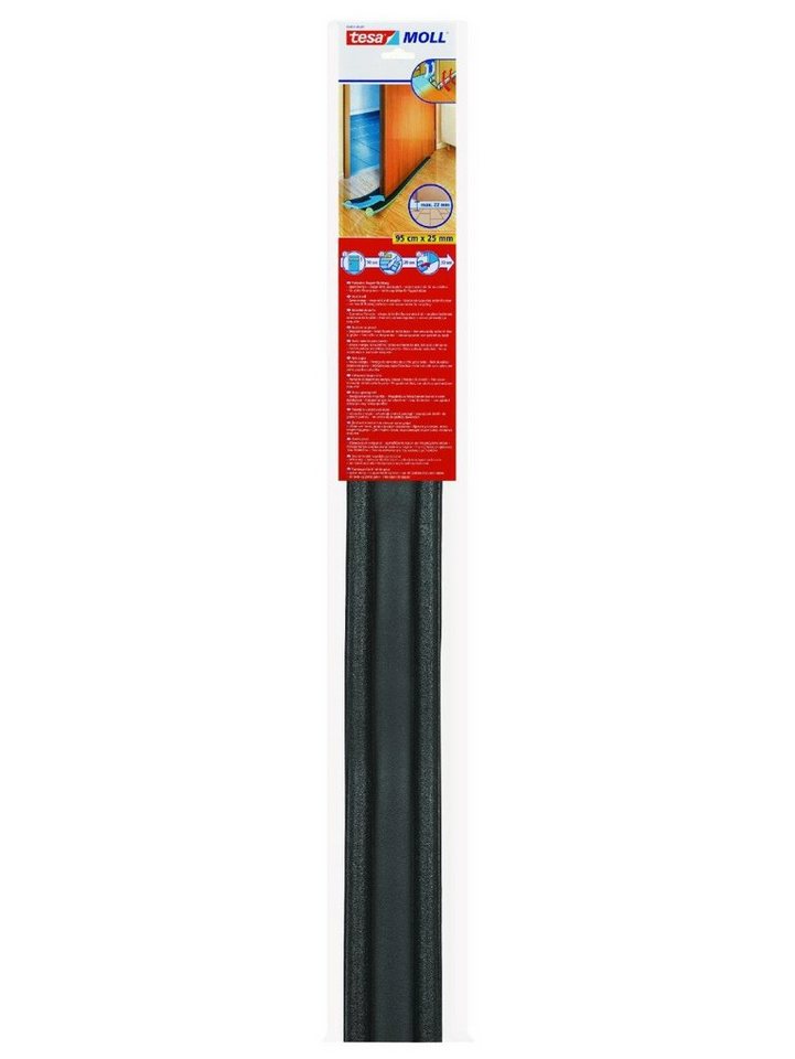 tesa Zugluftstopper tesa Türbodendoppeldichtung grau, 95 cm x 25 mm tesa Zugluftstopper tesa Türbodendoppeldichtung grau, 95 cm x 25 mm von tesa