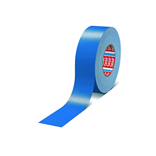 tesa band 4651 Premium leistungsstarkes Gewebeband versch. Breiten und Farben (30 mm x 50 m, blau) von tesa