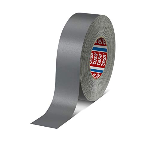 tesa band 4651 Premium leistungsstarkes Gewebeband versch. Breiten und Farben (30 mm x 50 m, grau) von tesa