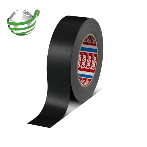 tesa band 4651 Premium leistungsstarkes Gewebeband versch. Breiten und Farben (38 mm x 50 m, schwarz) von tesa