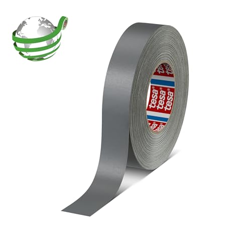 tesa band 4651 Premium leistungsstarkes Gewebeband versch. Breiten und Farben (50 mm x 50 m, grau) von tesa