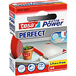 tesa Klebeband extra Power Perfect Rot 19 mm (B) x 2,75 m (L) Stoff von tesa