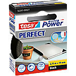 tesa Klebeband extra Power Perfect Schwarz 19 mm (B) x 2,75 m (L) Kunststoff, Zellwollgewebe von tesa